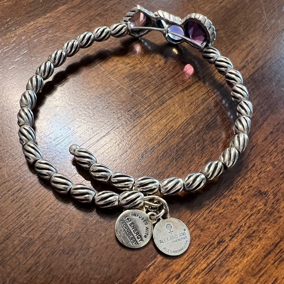Alex and Ani (+) Energy Bracelet - 3 stones - Picture 2 of 2